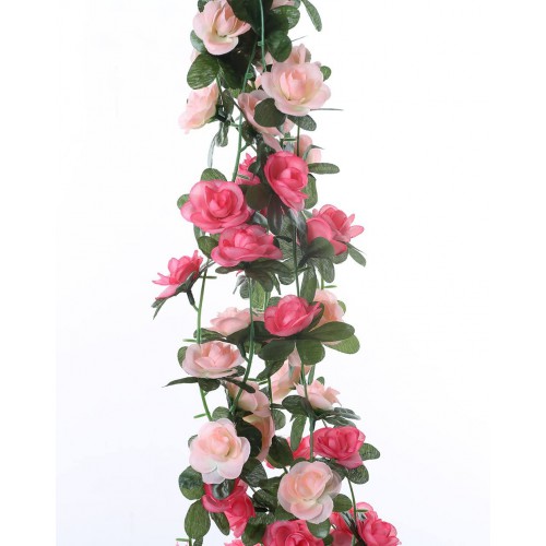 Fake Rose Vine Flowers Plants Artificial Flowers Hanging Rose taxes 