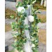 Miracliy 6 Inch Plastic Planters with Drainage Pallet White Plant Flower Pots Bulk,Set of 6