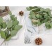Miracliy 12 PCS Artificial Eucalyptus Stems, Fake Eucalyptus Leaves Branches, Real Touch Eucalyptus Plant for Vases, Wedding Greenery Bouquet Fillers