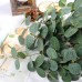 Miracliy 14 PCS Artificial Eucalyptus Stems, Faux Eucalyptus Leaves Greenery Stems Bulk for Vase Wedding Home Party Decoration