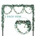 Miracliy 5 Pack 41 FT Fake Rose Vine Flowers Plants Artificial Flower Hanging Rose Ivy Home Hotel Office Wedding Party Garden Craft Art Décor (Blue & White)